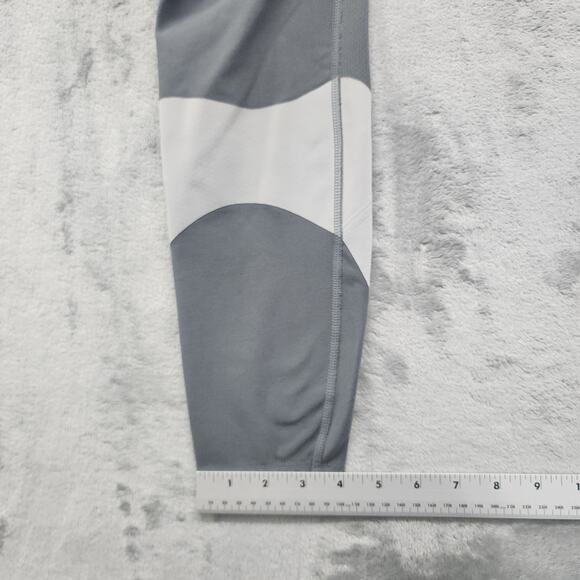 Nike Power Legend 28" Training Tights Womens S Grey Colorblock High Rise Workout - Picture 12 of 13